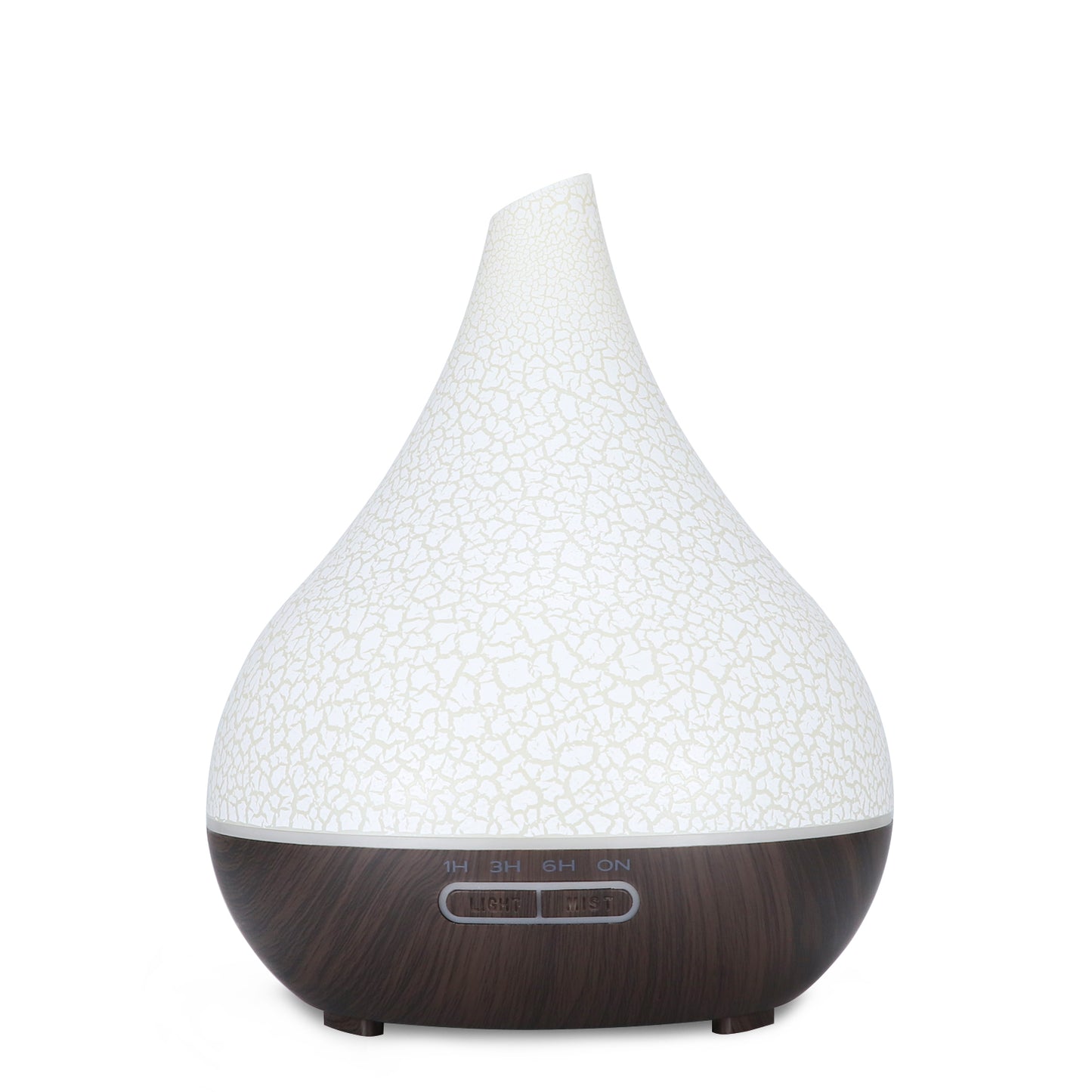 White Top Dark Wood Bottom Aroma Diffuser