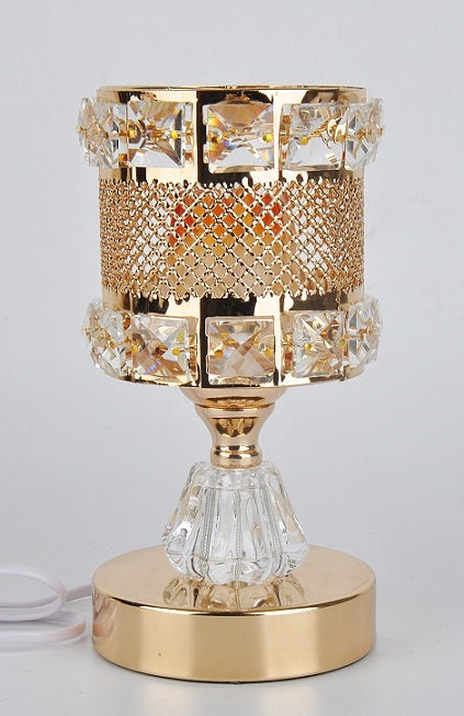 GoldenGlow Electric Fragrance Oil Burner/Night Light