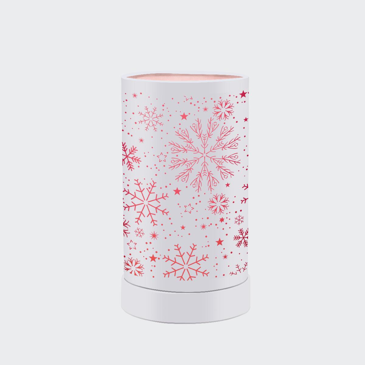 Snow Flake Fragrance Oil Burner Night Light