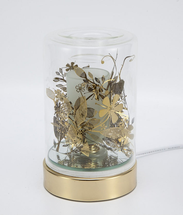 Gold Flower – Fragrance Oil Warmer/Night Light