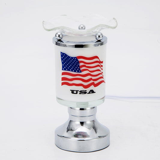 USA Stars & Scents Oil Warmer – Patriotic Wax Melt Burner & Night Light