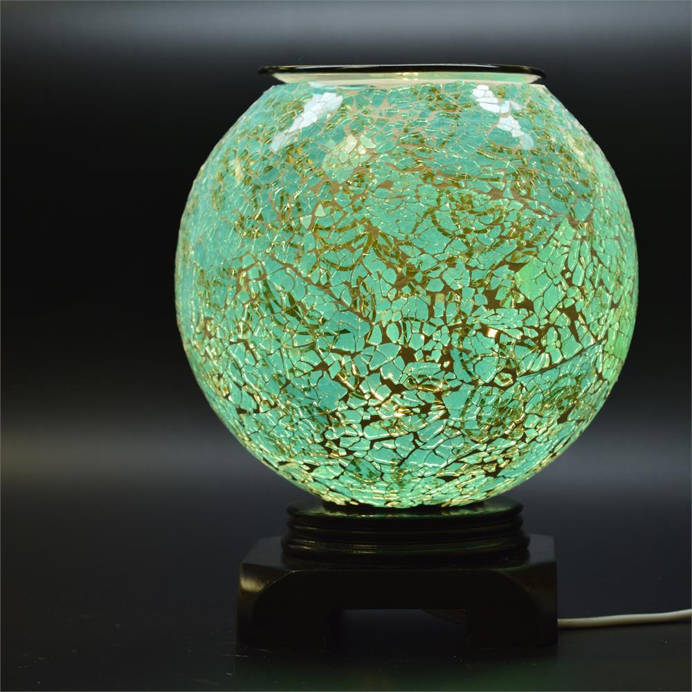 Teal Blue Globe Fragrance Oil Warmer/Lamp
