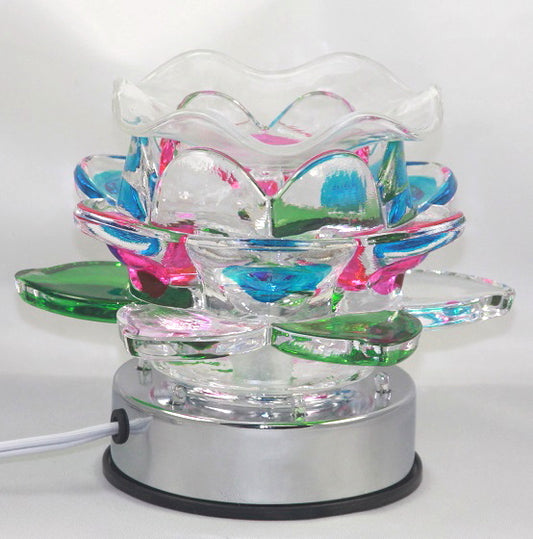 Lotus Flower Fragrance Electric Oil Burner/Night light