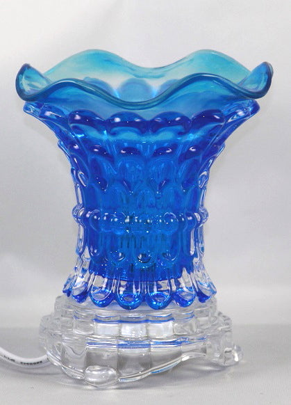 Crystal Blue Fragrance Oil Burner/Night Light