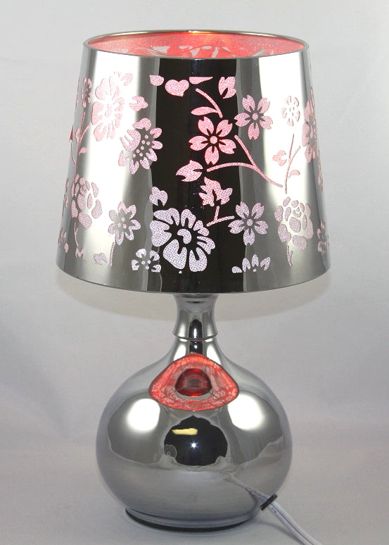 Floral 3-Level Touch Scent Warmer & Night Light