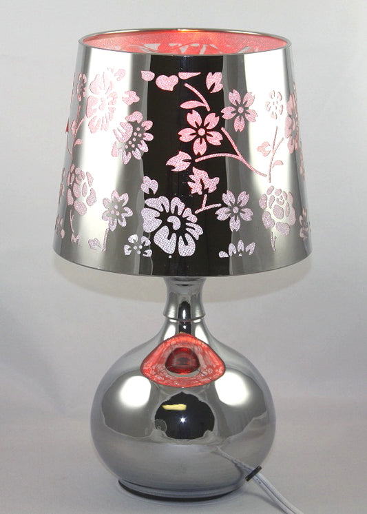 Floral 3-Level Touch Scent Warmer & Night Light